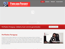 Tablet Screenshot of perfiladosparaguay.com
